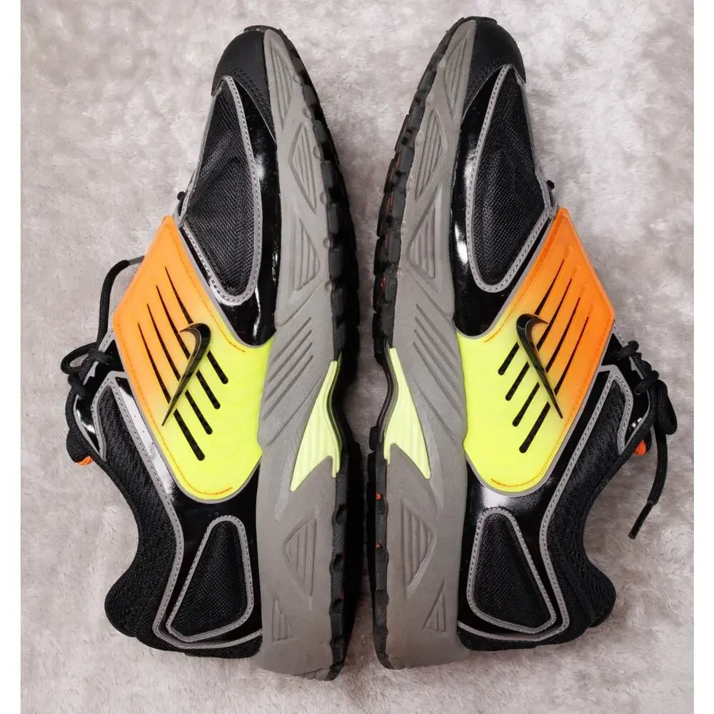 Nike Air Pegasus Wave Gradient Wave Black Safety Orange Sneakers Mens Size 11
